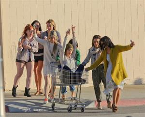 Taylor Swift filming a music video in Malibu 2/11/13 