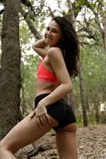 Liz Jordan in the Woods