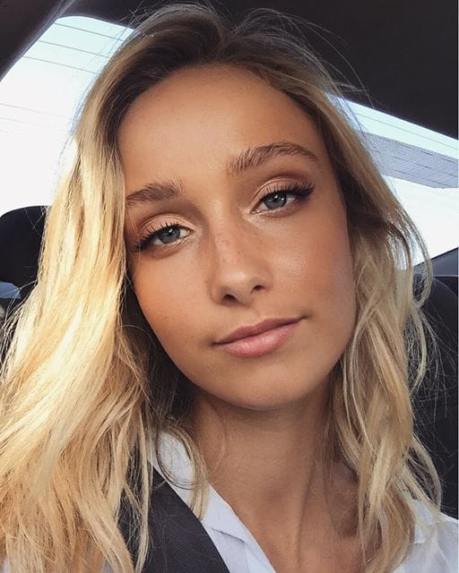 Brooklyn Kelly taking a selfie