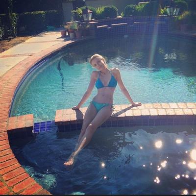 Bar Paly in a bikini