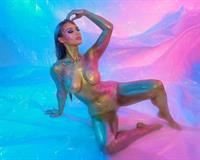 Avalon Dawn in body paint