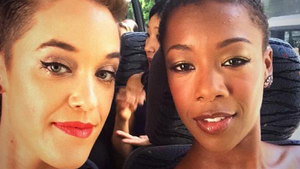 Samira Wiley taking a selfie