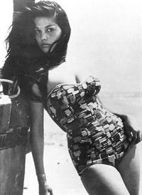 Claudia Cardinale in a bikini