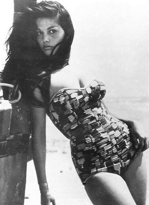 Claudia Cardinale in a bikini