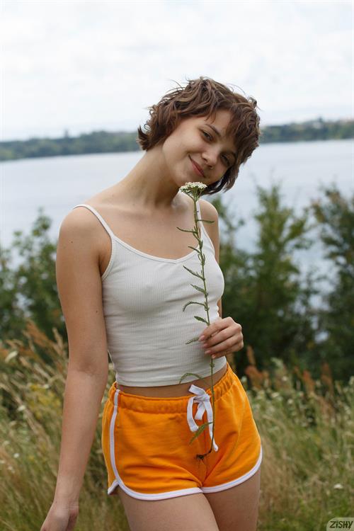 Victoria Mininia in Cute Shorts