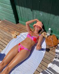 Natalie Jayne Roser in a bikini