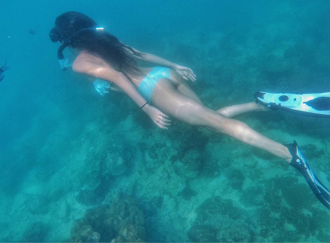 Alanna Panday in a bikini