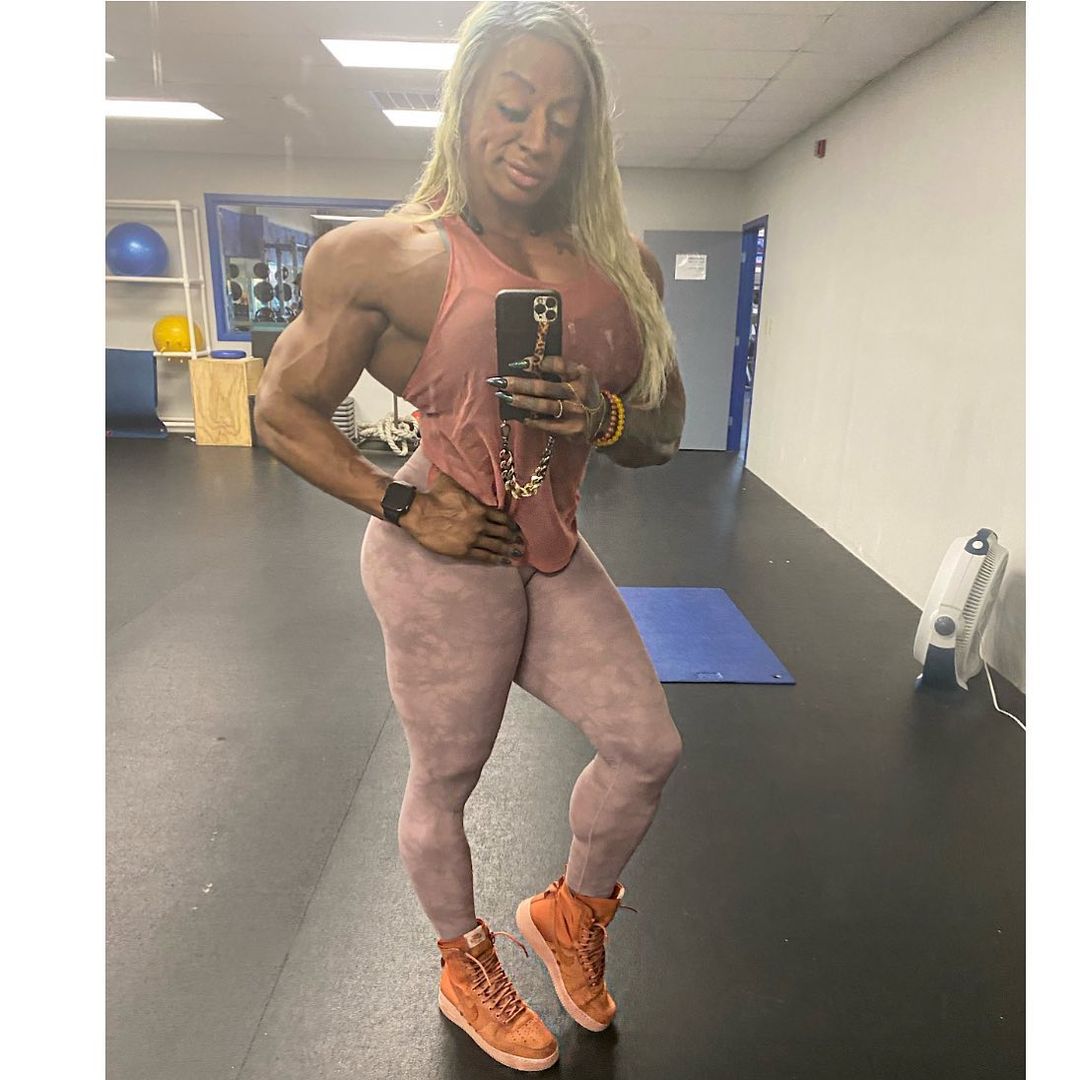 Monique Jones taking a selfie