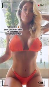 Hannah Palmer in a bikini