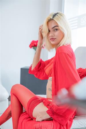 Antonella Pisani in Red