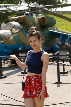 Marcela Gaona Flashing her Tits