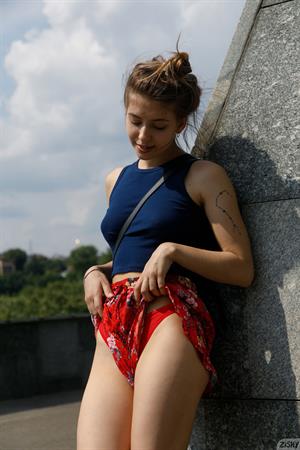 Marcela Gaona Flashing her Tits