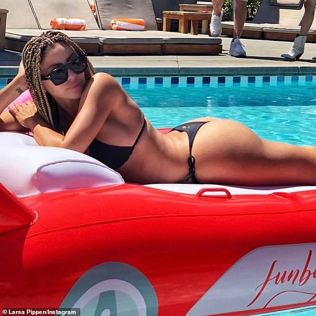 Larsa Pippen in a bikini