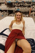 Athena Fleurs at the Store