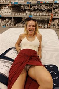 Athena Fleurs at the Store