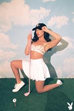 Jane Wilde sporty brunette loves golf