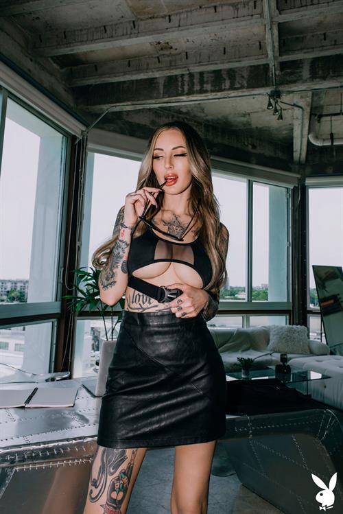 Paige Amaze poses nude for Playboy