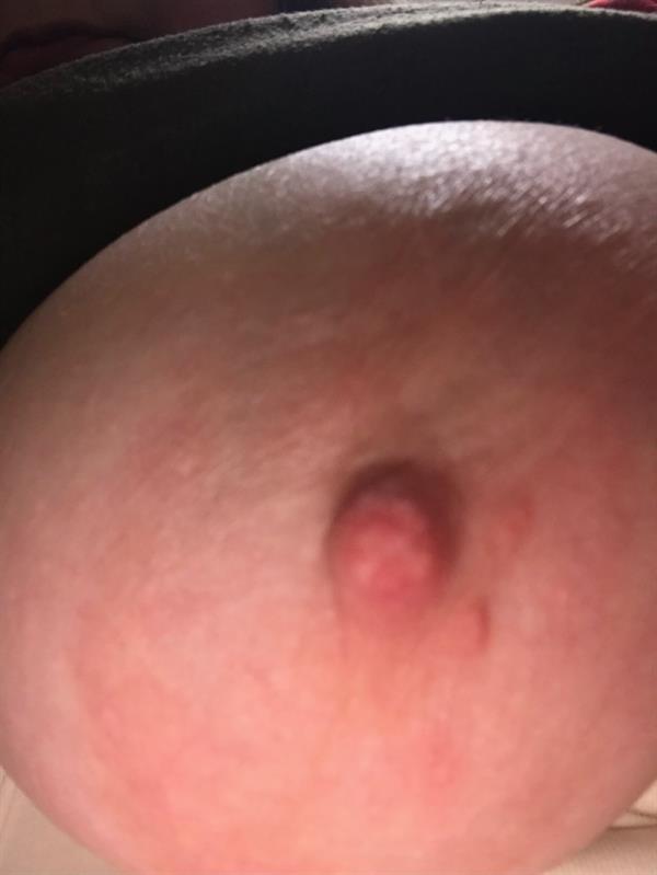 tulsa bank lady taking a selfie and - breasts