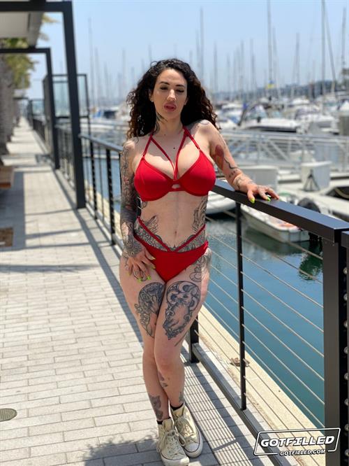 Arabelle Raphael in a bikini