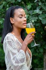 Samantha Cruuz Spreads in the Backyard