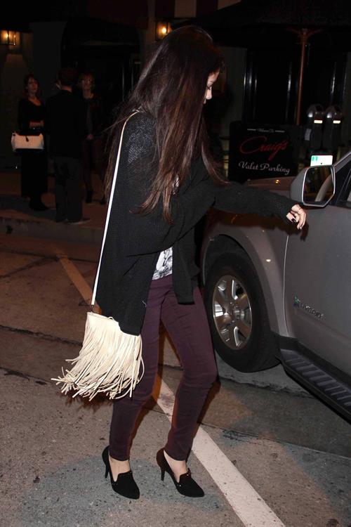 Selena Gomez heads to a date in West Hollywood on February 27, 2013