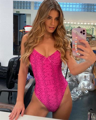 Gabriela Salles in lingerie