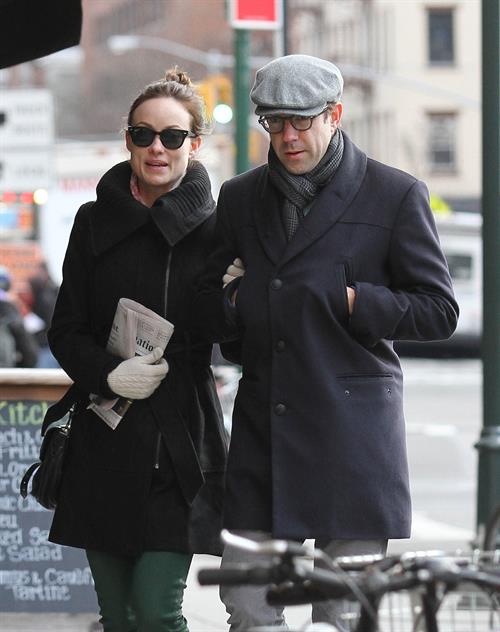 Olivia Wilde out walking in New York City on February 20, 2013