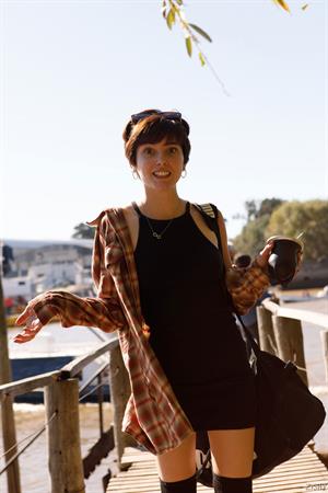 Miquela Dezza Shows off her Perfect Perky Breasts