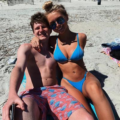 Courtney Antalek in a bikini