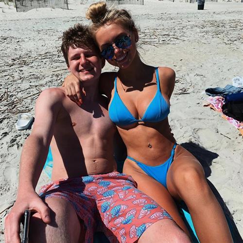 Courtney Antalek in a bikini