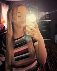 Zoe Laverne Pemberton taking a selfie