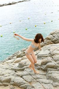 Risa Yoshiki in a bikini