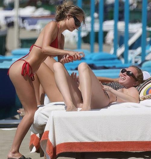 Leni Klum in a bikini