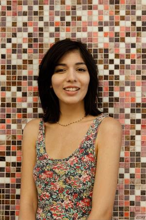 Camila Gomez in a Sundress