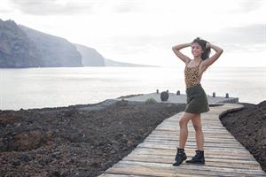 Karin Torres Nude Pictures Karin Torres: Walk By The Sea