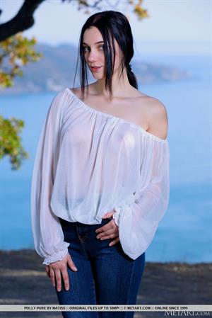Polly Pure Nude Pictures Blue Jeans