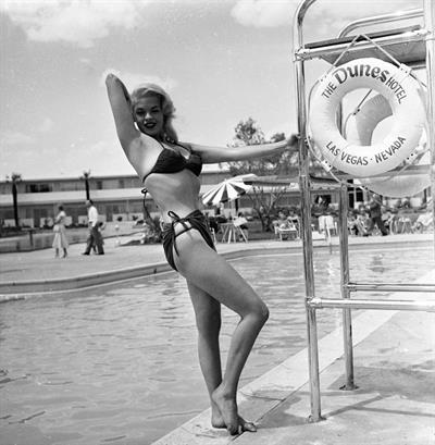 Jayne Mansfield in a bikini