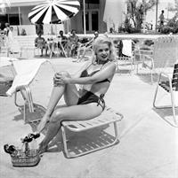 Jayne Mansfield in a bikini