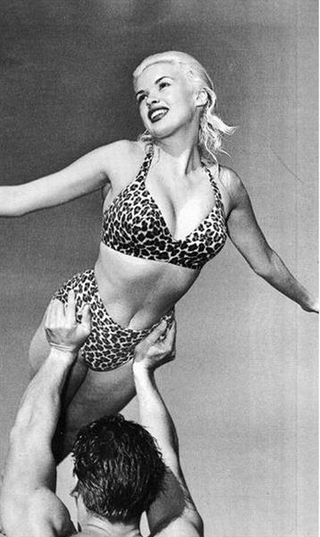 Jayne Mansfield in a bikini