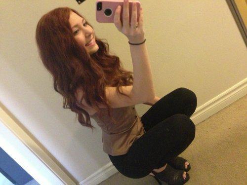 Anonymous taking a selfie