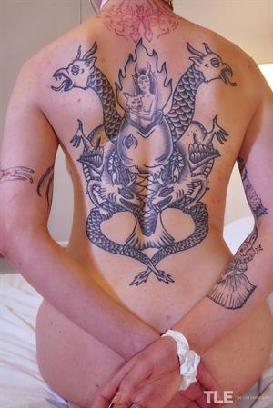 Alena Nude Pictures Tattoo 1