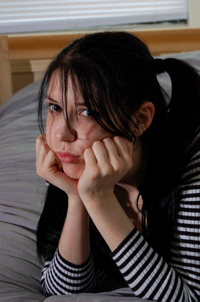 Alt Teen With Pigtails