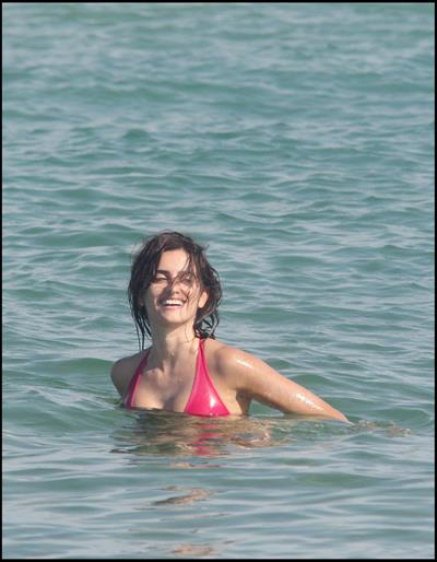Penélope Cruz in a bikini