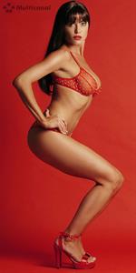 Pamela David in lingerie