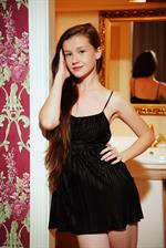 Emily Bloom in lingerie