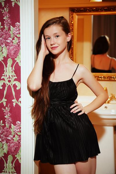 Emily Bloom in lingerie