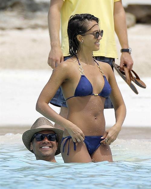 Jessica Alba in a bikini