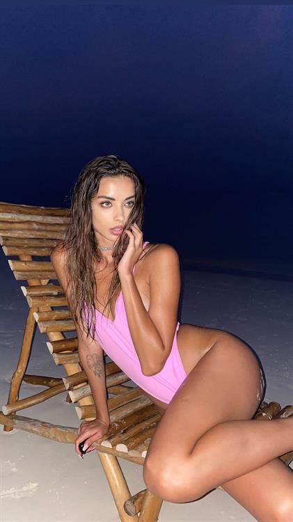 Liza Kovalenko in a bikini