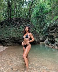 Beverley Cheng in a bikini