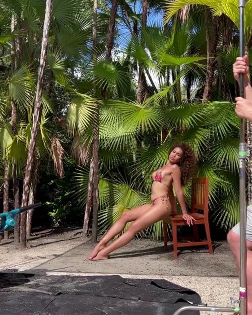 Leyna Bloom in a bikini